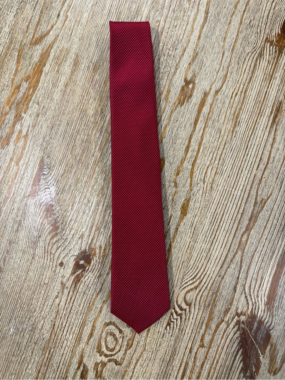 Ryan Seacrest Distinction Maroon Textured Tie